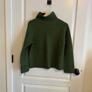 Rachel Zoe Deep Green Mock Neck Sweater